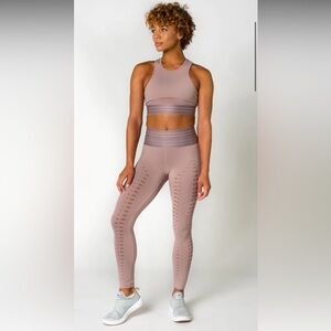 Beloforte Lennox Legging Dusty Rose size small NWT